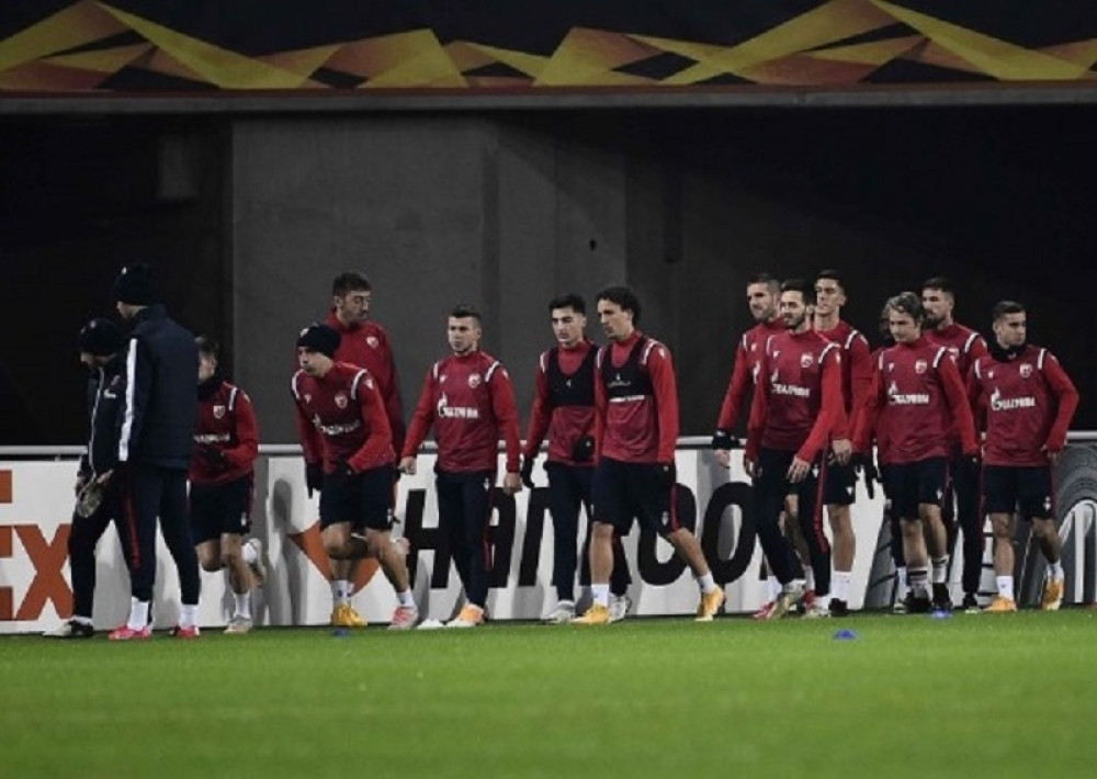 Zvezda održala trening u Belgiji (FOTO)