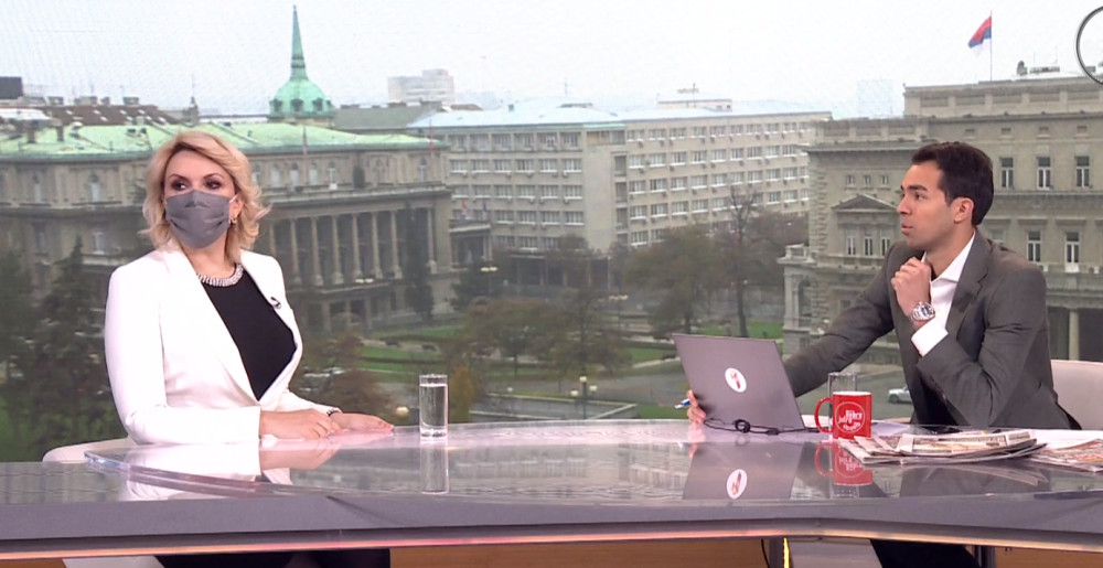 Ministarka usred emisije uživo jasno opomenula voditelja: Pogledajte njegovu reakciju! (FOTO/VIDEO)