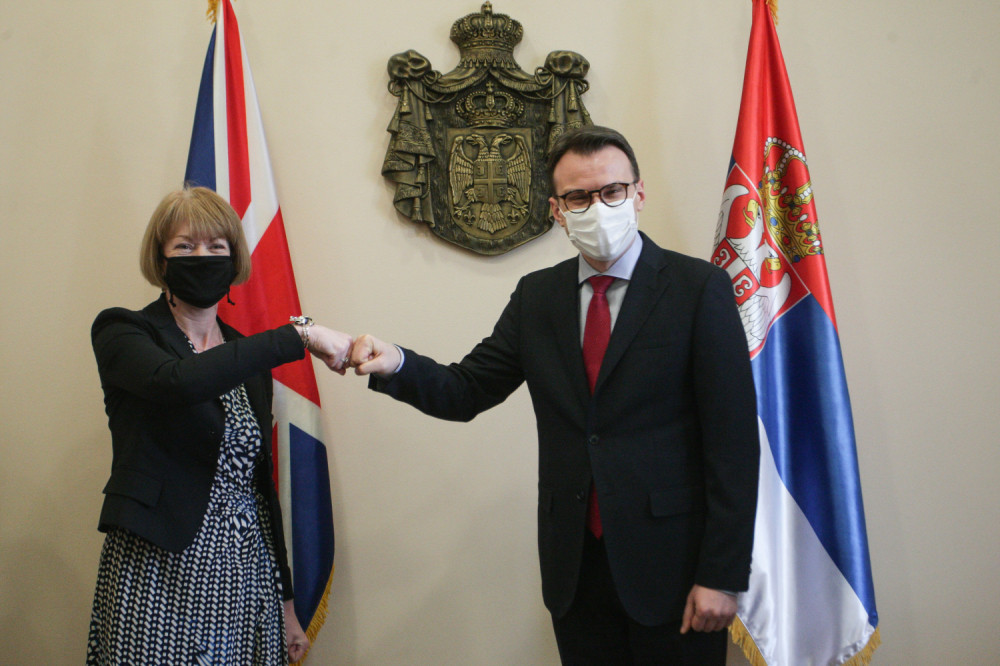 Petar Petković se sastao sa ministarkom Velike Britanije
