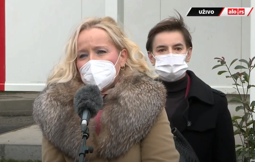 Premijerka Ana Brnabić na otvaranju bolnice u Batajnici