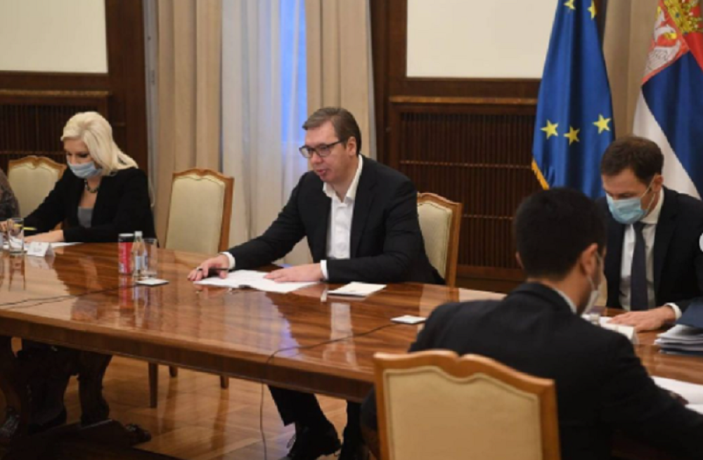 Vučić prisustvuje sastanku sa predsednicom EBRD (FOTO)
