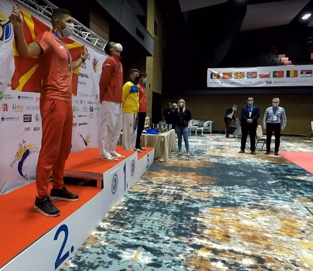 Udovičić: Posle 22 godine himna i zastava Srbije na evropskom tronu tekvondoa u muškoj konkurenciji (VIDEO)