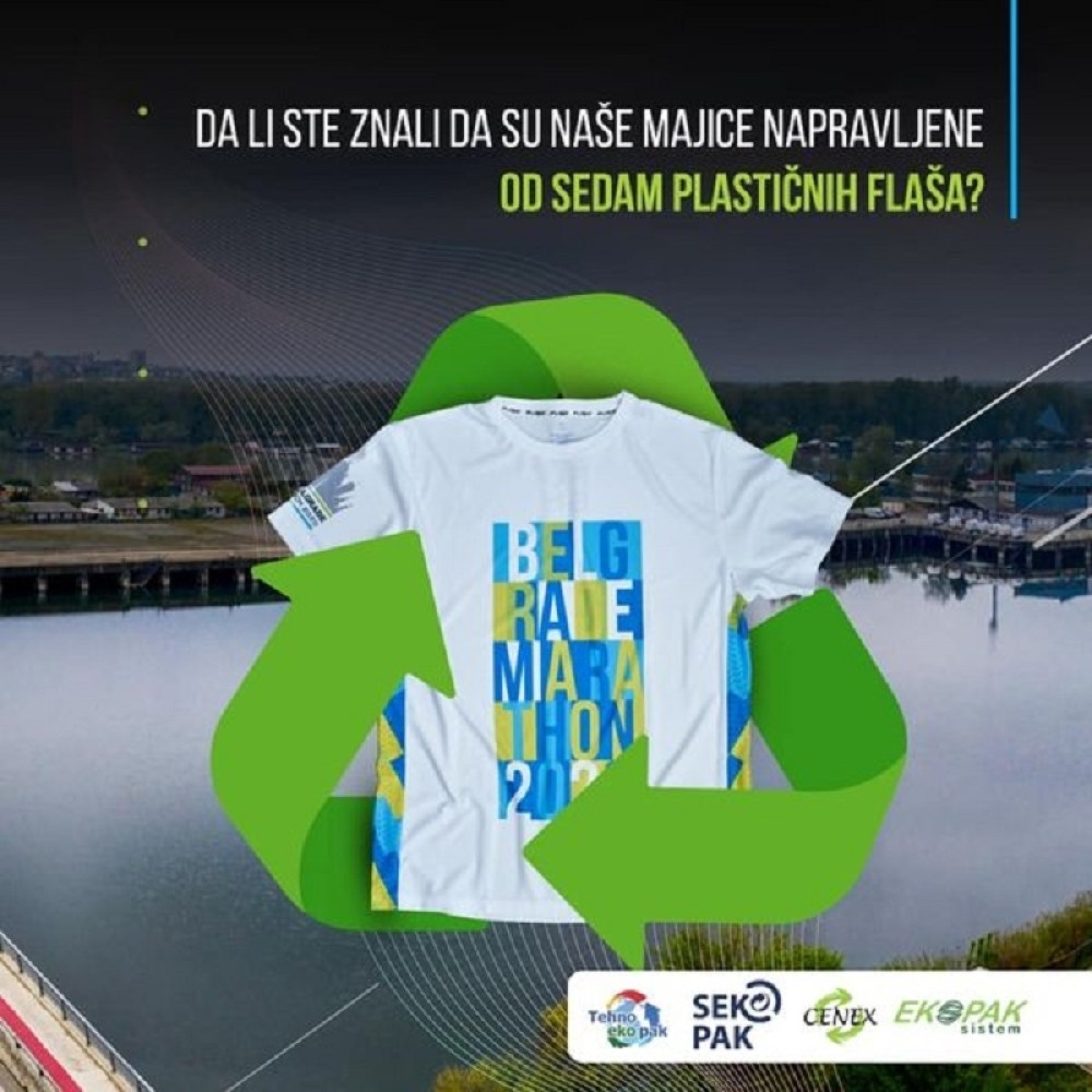Ovo je način na koji je nastala majica od 100% recikliranog poliestera za 33. virtuelni Beogradski maraton!