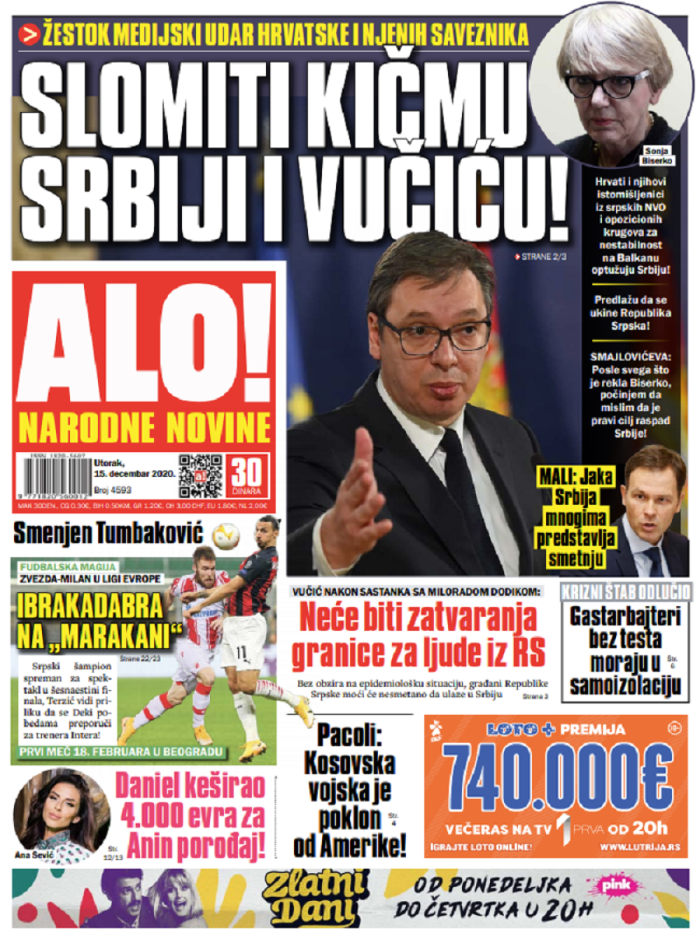 Žestok medijski udar Hrvatske i njenih saveznika