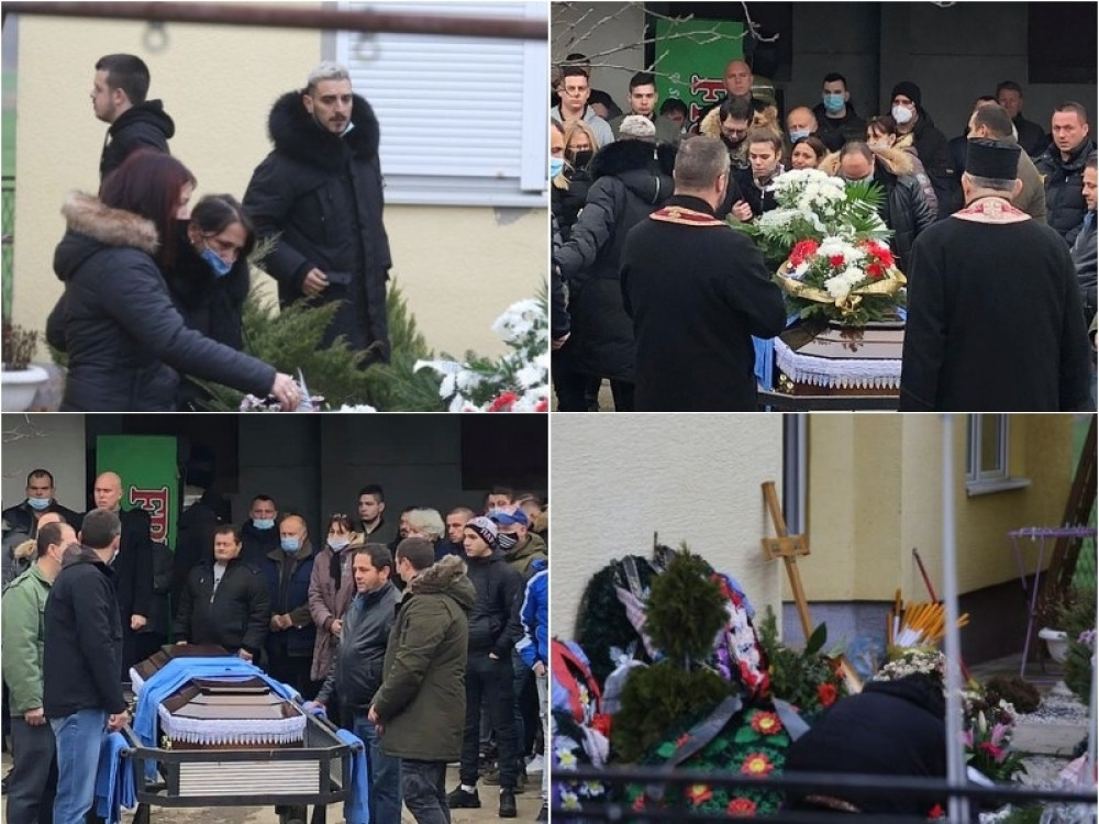 Dvorište puno venaca, čuju se tihi jecaji: Darko bled kao krpa, ne može da sakrije tugu zbog očeve smrti! (FOTO)