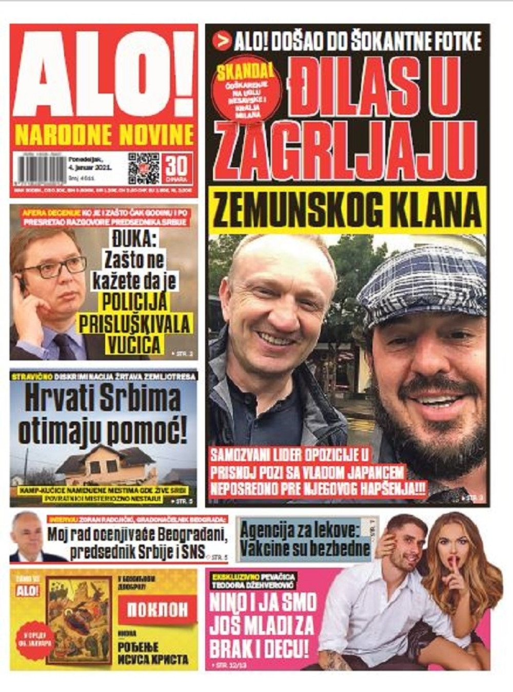 Đilas u zagrljaju Zemunskog klana!