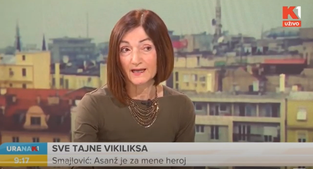 Ljiljana Smajlović podsetila na depeše Vikiliksa o Borisu Tadiću, Borku Stefanoviću i Šutanovcu (VIDEO)