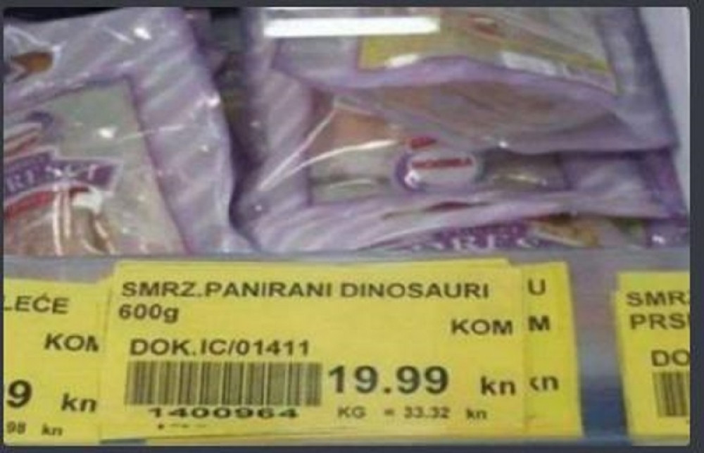 DINOSAURUSI NA POPUSTU Fotografija koja je zapalila društvene mreže