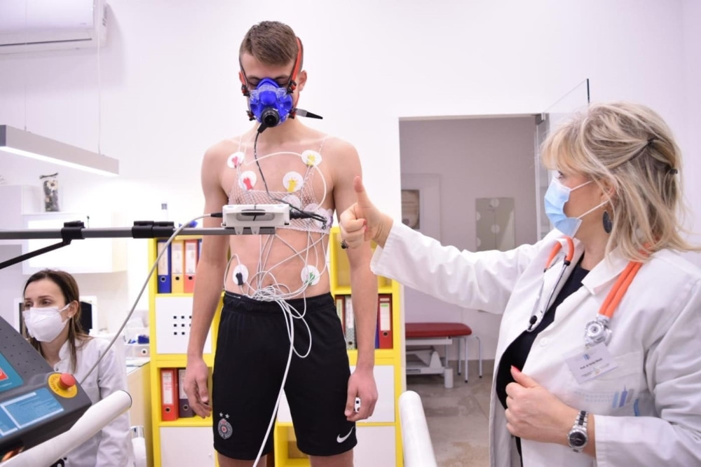 Igrači Partizana se testiraju i treniraju