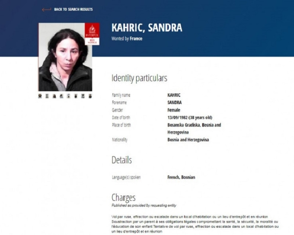 Snaha zaovi ukrala identitet: Ko je na Interpolovoj poternici, Sandra Kahrić ili Jagoda Aleksić?