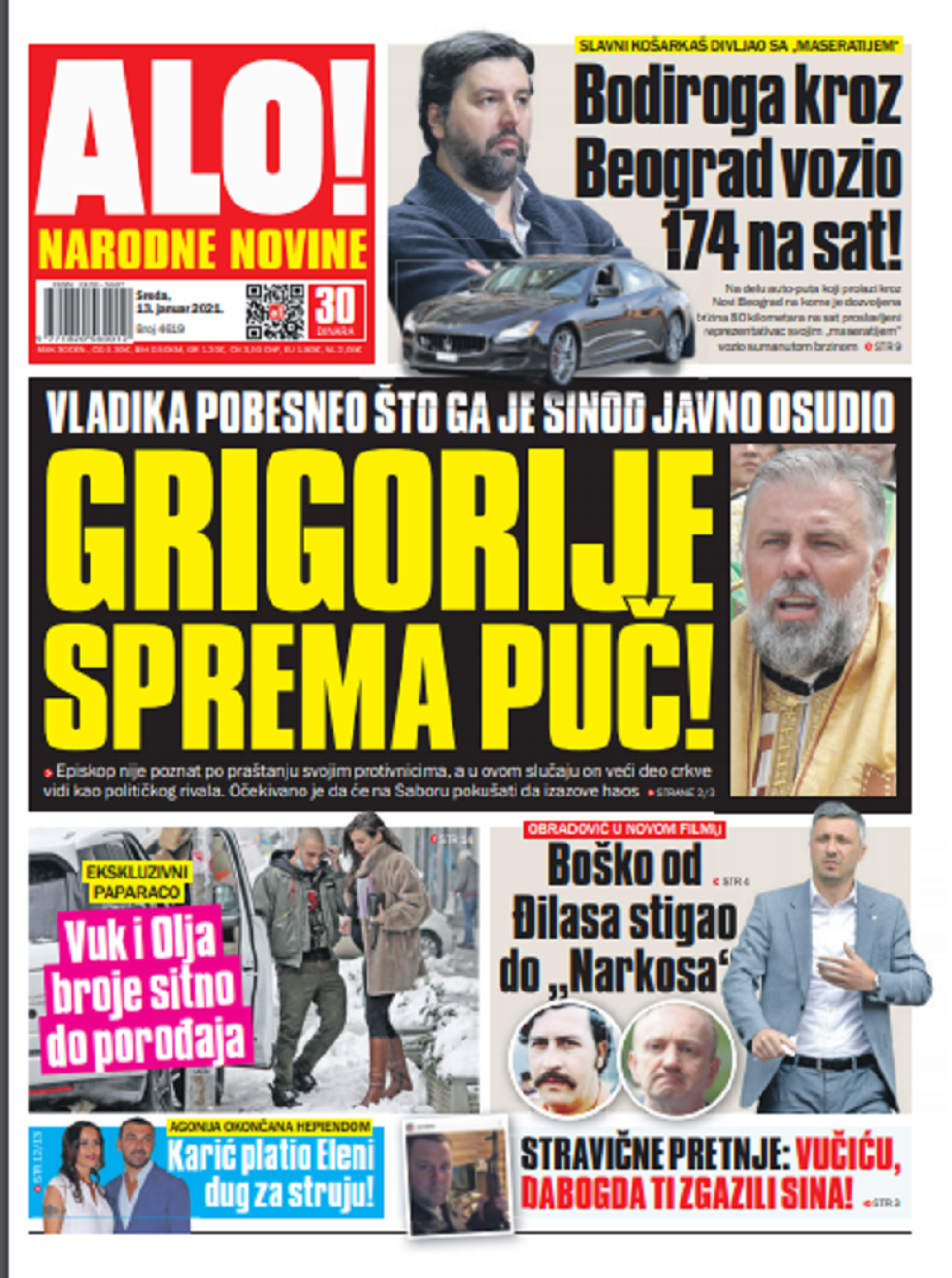 Grigorije sprema puč!