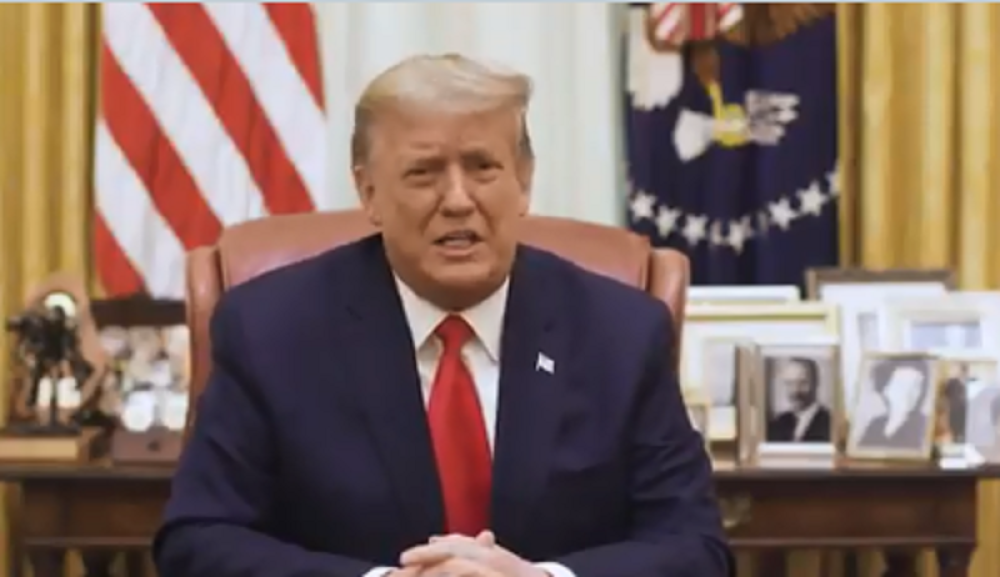 Tramp se poslednji put obratio iz Bele kuće? (VIDEO)