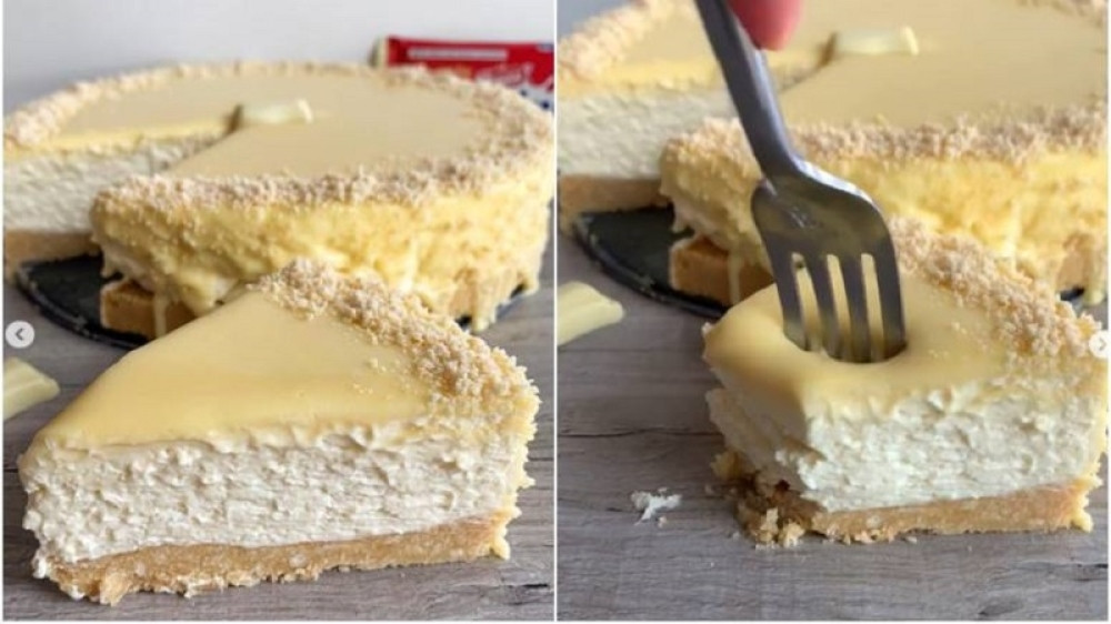 Čizkejk sa finom belom čokoladom, sve što vam treba za potpuno zadovoljstvo!