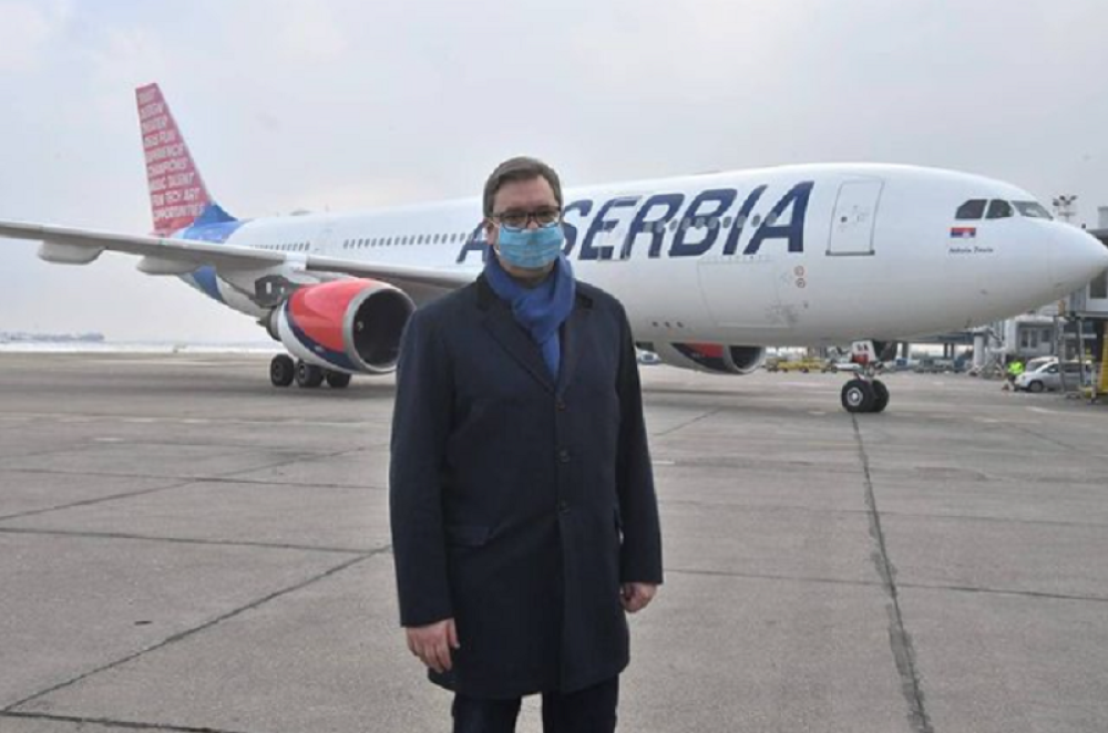 Evo u kakvom je raspoloženju bio predsednik Srbije neposredno pre sletanja aviona