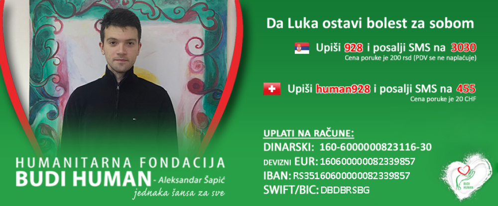 Pomozimo Luki da pobedi opaku bolest! Potrebna mu je naša finansijska pomoć