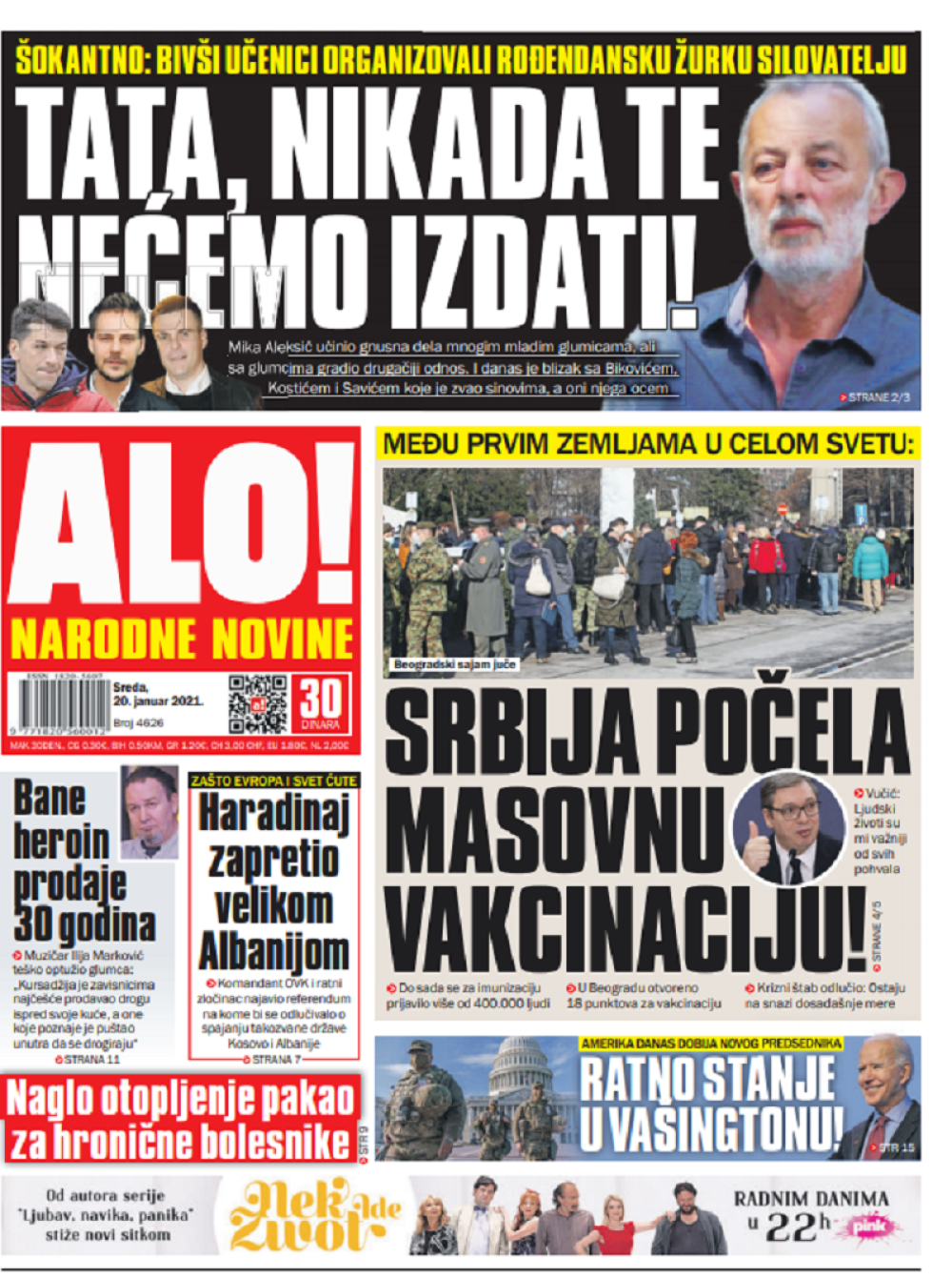 Amerika danas dobija novog predsednika