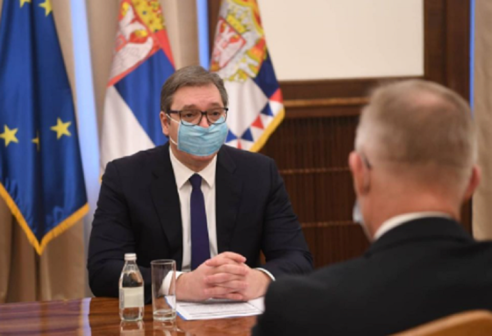 Sastali se Aleksandar Vučić i novi šef Misije OEBS-a u Srbiji