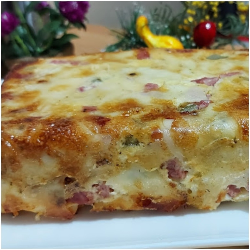 Testenina sa šunkom i pavlakom prelivena sosom od pečuraka (RECEPT)