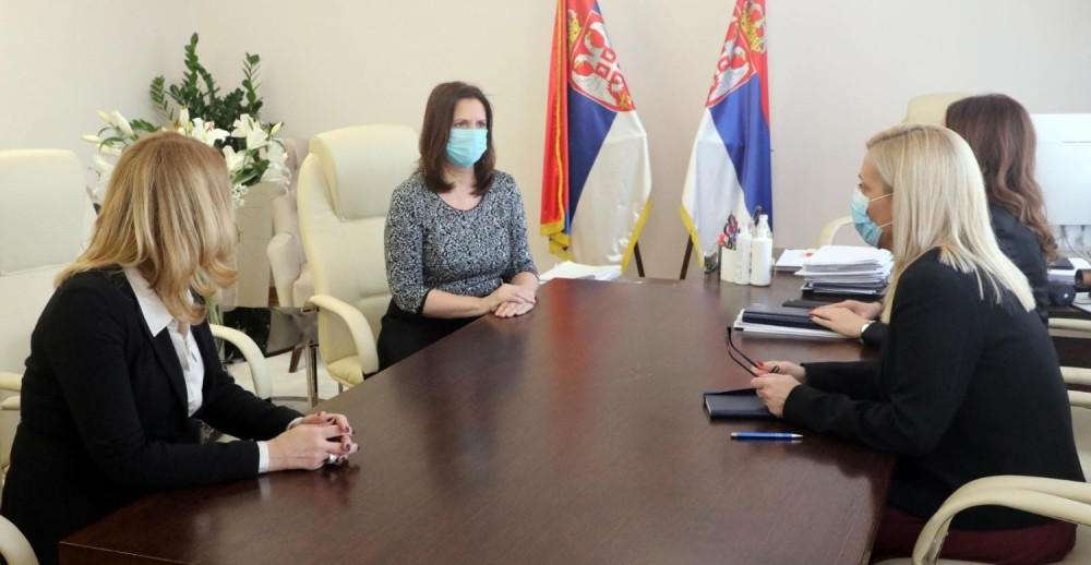 Ministarka pravde se sastala sa predsednicom Društva sudija Srbije