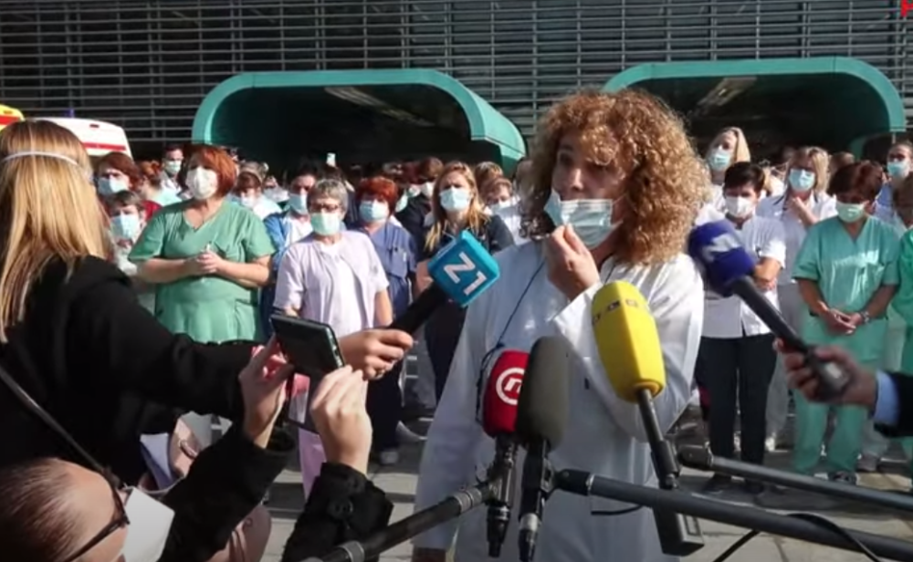Skandal u najvećoj kovid bolnici u Hrvatskoj! Trešti muzika, medicinski radnici piju i prave žurku usred epidemije