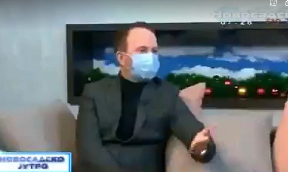 Hit na novosadskoj televiziji! Urnebes, gost umesto vakcina rekao vagina (VIDEO)
