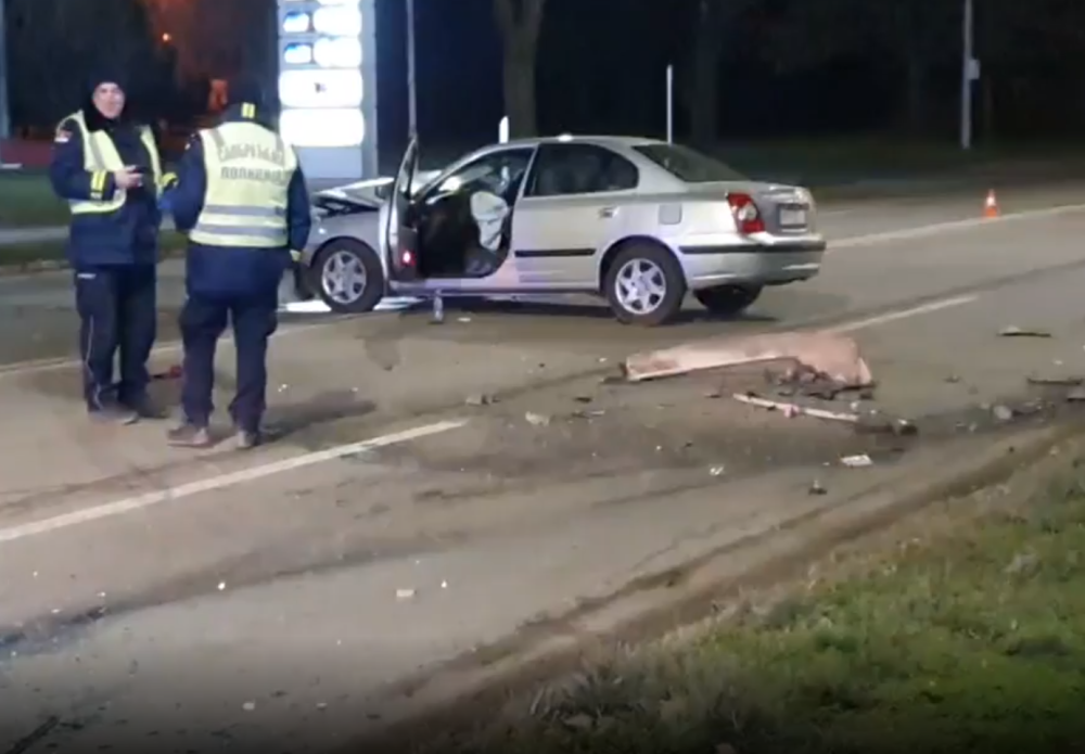 Pijani vozač udario taksi, izmereno mu je 2.88 promila u krvi!