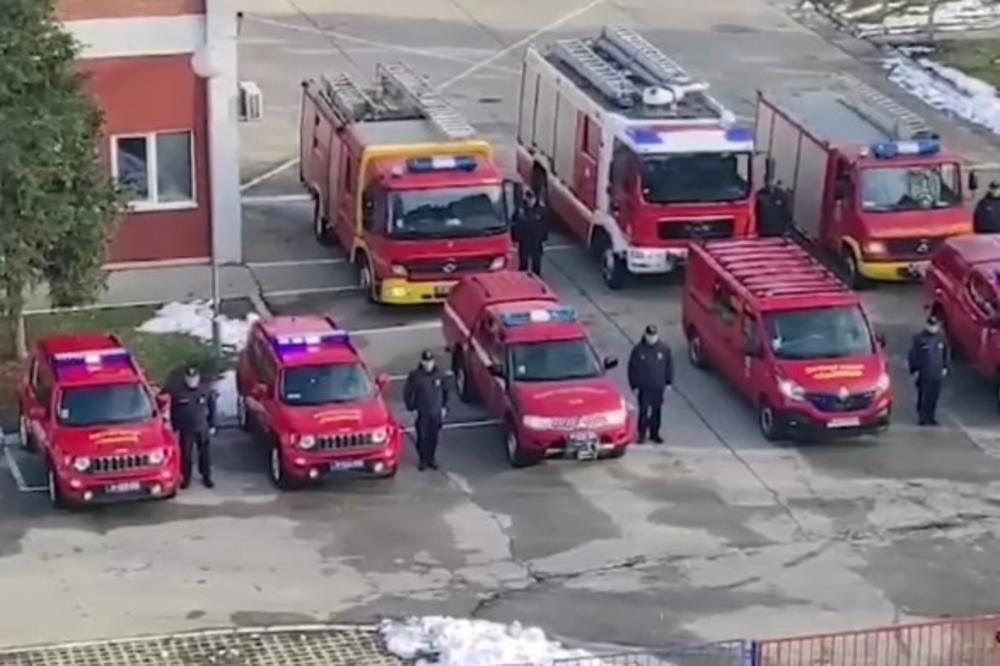 Vatrogasci širom Srbije odali poštu svom načelniku (VIDEO)