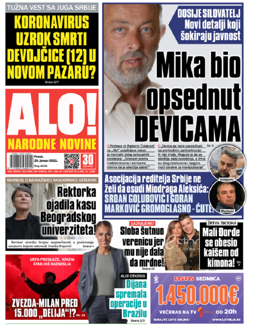 Srdan Golubović i Goran Marković gromoglasno - ćute!